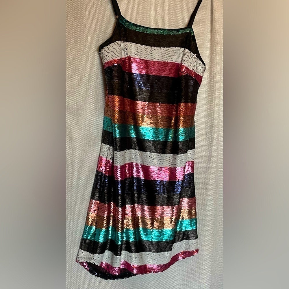 Aqua Luxe sequined dress NWT